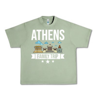 Oil Green Athens Greece City Trip Skyline Map Travel Urban Heavy Tee - maiPhamDesign