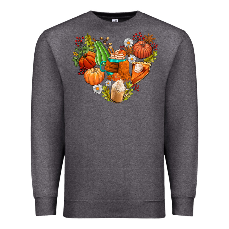 Pumpkin And Latte With Fall Premium Sweatshirt by AdoDesignShop | Teevron