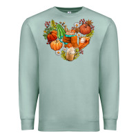Seafoam pumpkin and latte with fall Premium Sweatshirt - AdoDesignShop