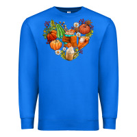 True Royal pumpkin and latte with fall Premium Sweatshirt - AdoDesignShop