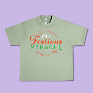 Seinfeld It's A Festivus Miracle Urban Heavy Tee Designed By Maiphamdesign