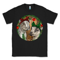 Black Baby Goats Christmas Classic Tee - RanaPortraitStore