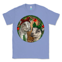 Colony Blue Baby Goats Christmas Classic Tee - RanaPortraitStore