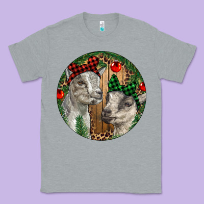 Baby Goats Christmas Classic Tee Designed By Ranaportraitstore