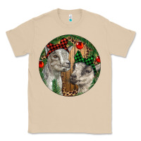 Mushroom Baby Goats Christmas Classic Tee - RanaPortraitStore