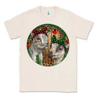 Natural Baby Goats Christmas Classic Tee - RanaPortraitStore