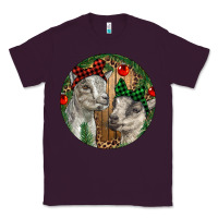 Plum Baby Goats Christmas Classic Tee - RanaPortraitStore
