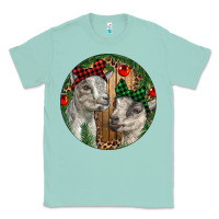 Seafoam Baby Goats Christmas Classic Tee - RanaPortraitStore
