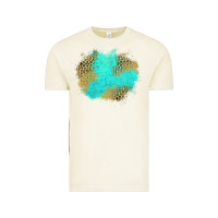 Vintage Arctic turquoise leopard patch Vintage Tee - Jasminsmagicworld