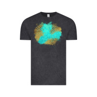 Vintage Black turquoise leopard patch Vintage Tee - Jasminsmagicworld