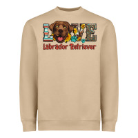 Mushroom love labrador retriever Heavyweight Sweatshirt - Artiststas