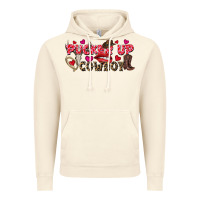 Vintage Artic Pucker Up Cowboy Valentine's Day Vintage Hoodie - FaDigitalArtStudio