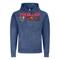 Vintage Denim Pucker Up Cowboy Valentine's Day Vintage Hoodie - FaDigitalArtStudio