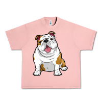 Salmon ENGLISH BULLDOGS Awesome Funny Bulldog Pups Dogs Urban Heavy Tee - maiPhamDesign