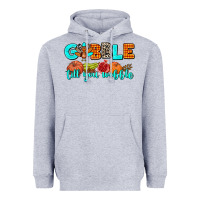 Heather Grey gobble till you wobble Heavyweight Hoodie - AdoDesignShop
