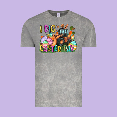 I Dig Easter Day Vintage Tee Designed By Cowgirlartshop