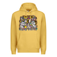 Antique Gold Happy Easter Premium Hoodie - CowhideDigitalArt