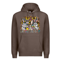 Coffee Happy Easter Premium Hoodie - CowhideDigitalArt