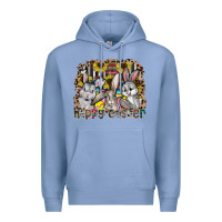 Colony Blue Happy Easter Premium Hoodie - CowhideDigitalArt