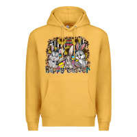 Mustard Happy Easter Premium Hoodie - CowhideDigitalArt