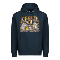 Navy Happy Easter Premium Hoodie - CowhideDigitalArt
