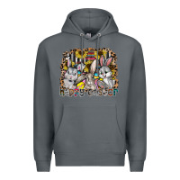 Rock Happy Easter Premium Hoodie - CowhideDigitalArt