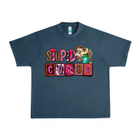 Midnight Navy stupid cupid with cupid olivia Urban Heavy Tee - OliviaCreatesArt