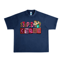 Navy stupid cupid with cupid olivia Urban Heavy Tee - OliviaCreatesArt