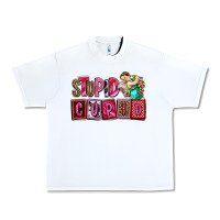 White stupid cupid with cupid olivia Urban Heavy Tee - OliviaCreatesArt