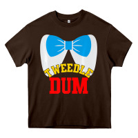 Chocolate Brown tweedle dee dum funny matching halloween costume for couples premium t Heavy Core Tee - maiPhamDesign