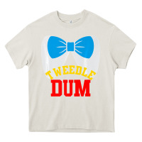 Cream tweedle dee dum funny matching halloween costume for couples premium t Heavy Core Tee - maiPhamDesign
