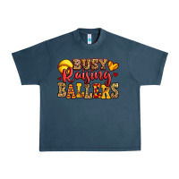 Midnight Navy busy raising ballers softball Urban Heavy Tee - Jasminsmagicworld