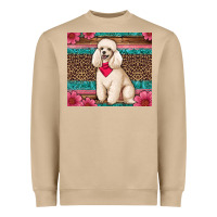 Mushroom standart poodle floral Heavyweight Sweatshirt - Artiststas