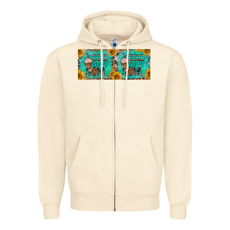 Cold Like My Soul 15 Oz Mug Zipper Hoodie by BarkalooDesign | Teevron