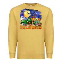 Antique Gold halloween truck Premium Sweatshirt - AdoDesignShop