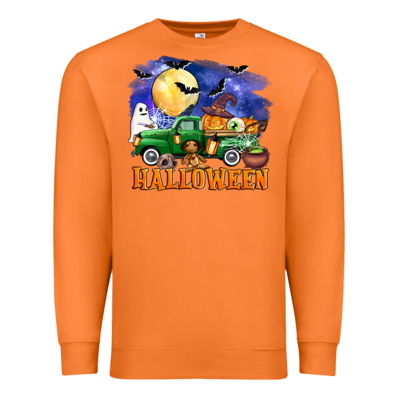 Halloween Truck Premium Sweatshirt by AdoDesignShop | Teevron
