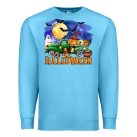Ocean Blue halloween truck Premium Sweatshirt - AdoDesignShop