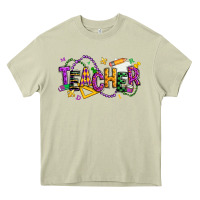 Mossy mardi gras teacher Heavy Core Tee - texasbilliewilder