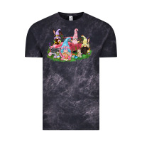 Cloud Black Easter gnomies truck  Easter Day Vintage Tee - CowGirlArtShop