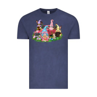 Vintage Denim Easter gnomies truck  Easter Day Vintage Tee - CowGirlArtShop