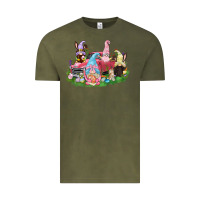 Vintage Olive Easter gnomies truck  Easter Day Vintage Tee - CowGirlArtShop