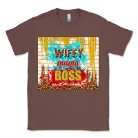 Chestnut wifey mama boss Classic Tee - TumblerDesignByShophia