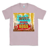 Lilac wifey mama boss Classic Tee - TumblerDesignByShophia