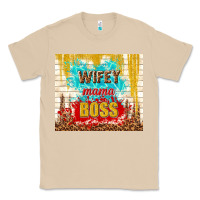 Mushroom wifey mama boss Classic Tee - TumblerDesignByShophia