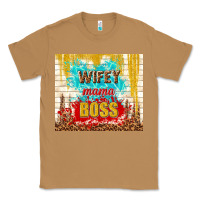Toasted Coconut wifey mama boss Classic Tee - TumblerDesignByShophia