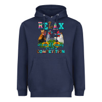 Navy relax we are all crazy  competition Heavyweight Hoodie - AdoDesignShop