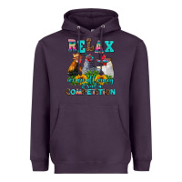 Plum relax we are all crazy  competition Heavyweight Hoodie - AdoDesignShop