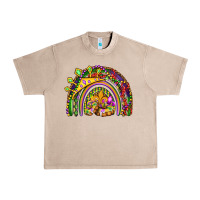 French Oak mardi gras rainbow Urban Heavy Tee - OliviaCreatesArt