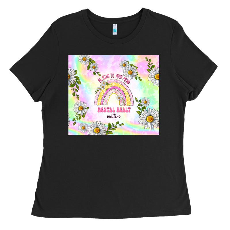 Mental Health Matters Ladies Tee by TumblerDesignByShophia | Teevron