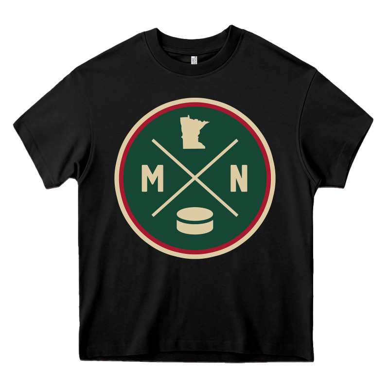 Classic Minnesota Hockey Mn Outline Pullover Hoodie Heavy Core Tee by maiPhamDesign | Teevron